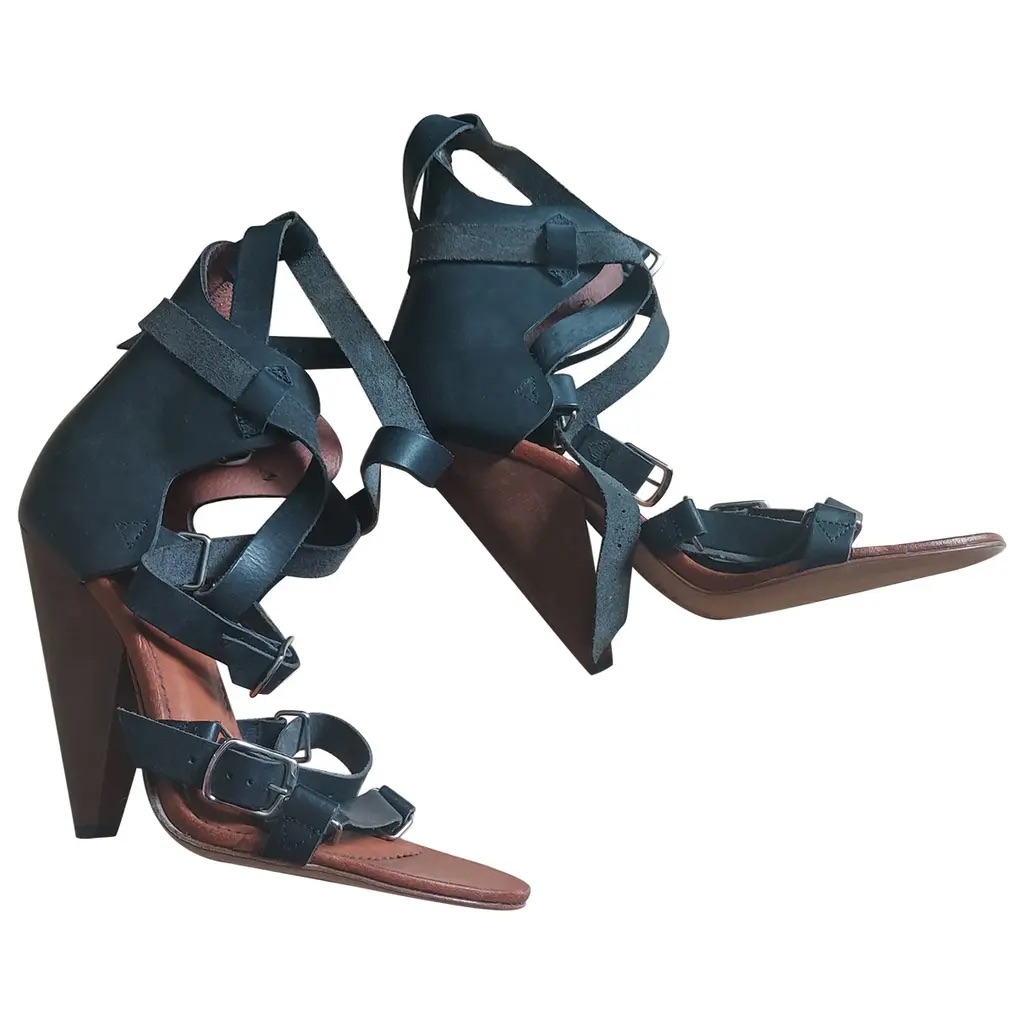Isabel Marant Strappy Leather Made In France Heels 41